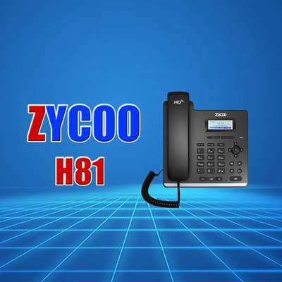 EN 55032:2015 Настольный телефон VoIP с 2,8-дюймовым цветным ЖК-экраном 320x240