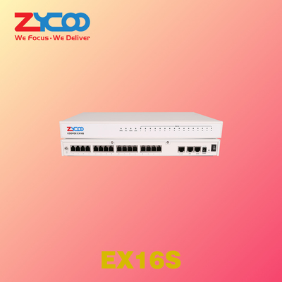 16 кс RJ11 FXS Ip аналоговый шлюз 2 x 10/100Mbps со всем расширением IP