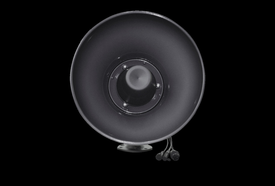 Водонепроницаемый IP65 рупорный громкоговоритель PoE+ Sip Paging Horn, установленный на столбе